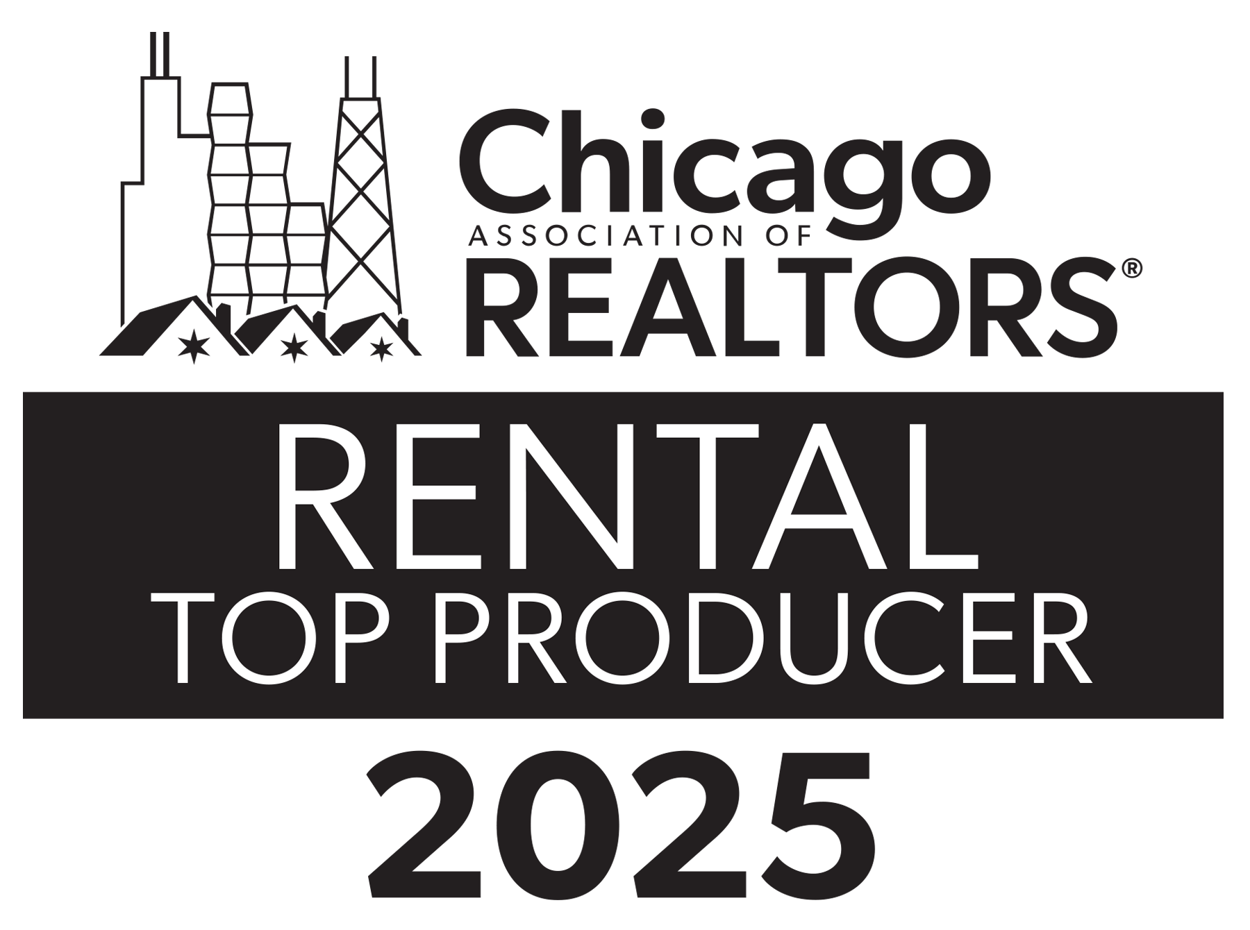 Chicago Association of REALTORS Rental Top Producer 2025