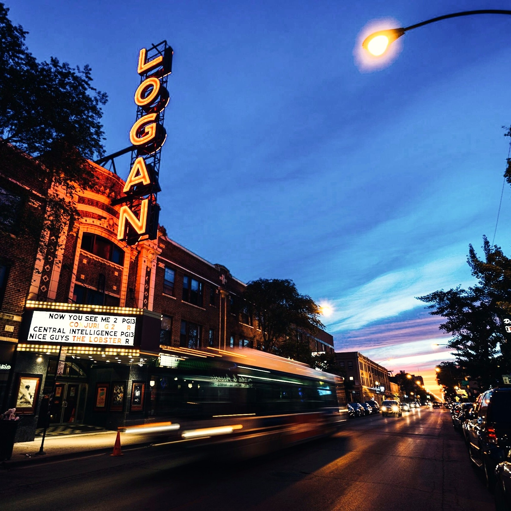 The Logan Theatre in Logan Square
