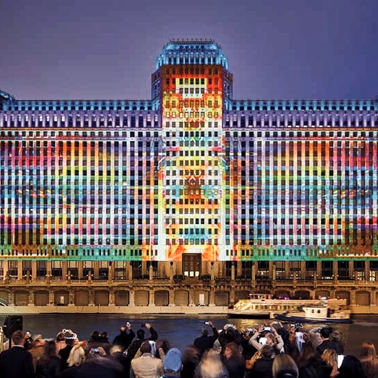 Merchandise Mart on the Chicago River