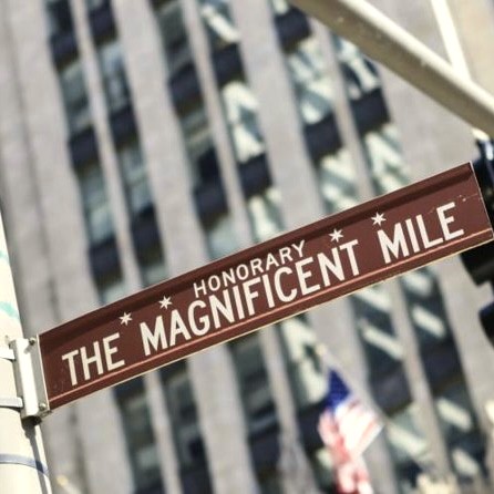 Michigan Avenue near Streeterville